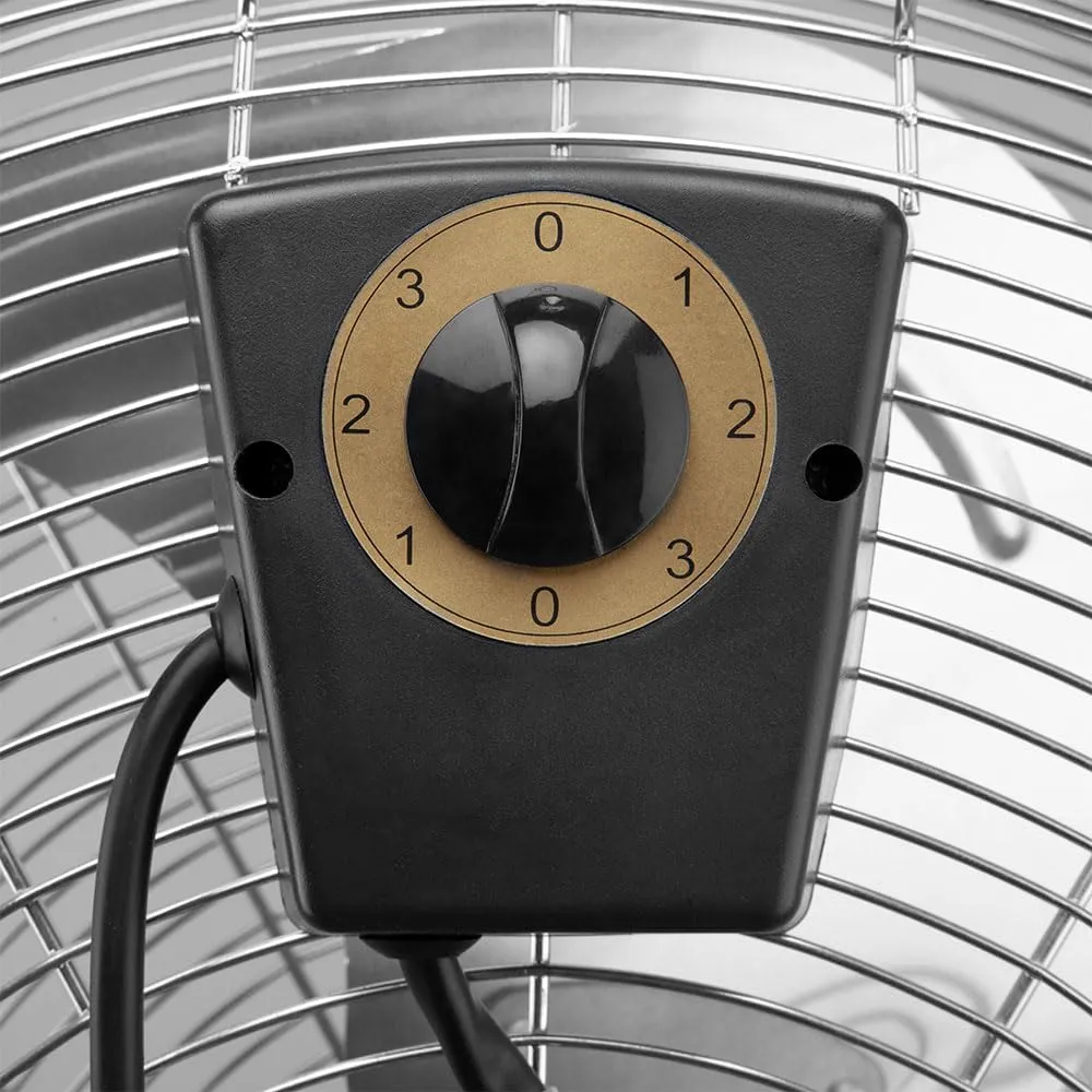 Orbegozo PWS 1846 – Ventilador industrial de pie, aspas metálicas, 3 velocidades de ventilación, 45 cm de diámetro y potencia de